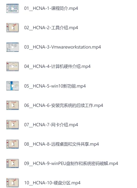 华为HCNA HCIA网络工程师课程