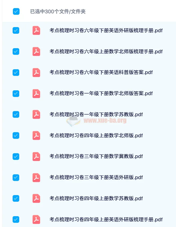 王朝霞考点梳理时习卷（1 - 6 年级）
