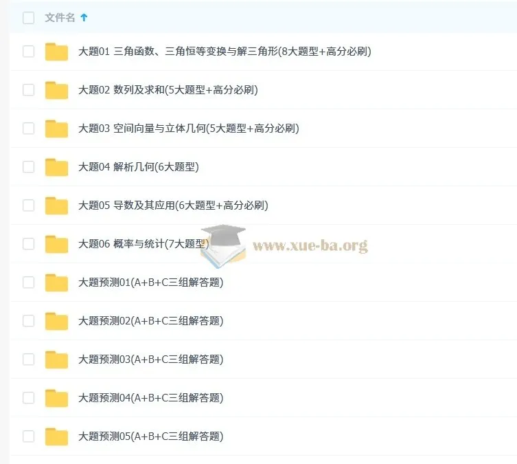 冲刺2025新高考数学大题突破与限时集训精讲资料