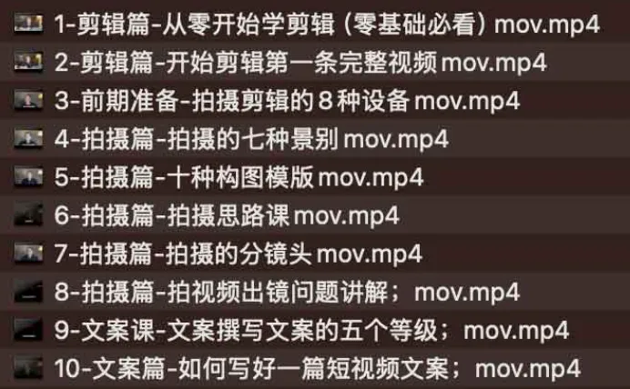 零基础短视频拍摄剪辑入门指南