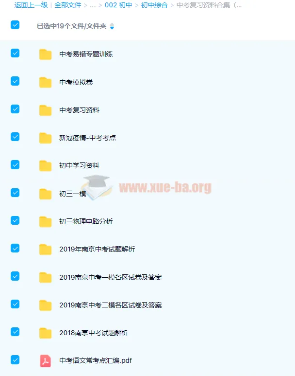 中考复习资料合集：224份精编文档，助你高效备考