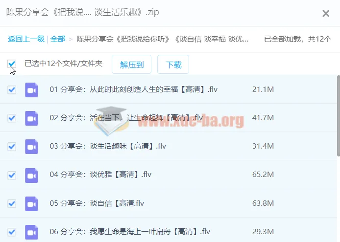 陈果分享会精选：把我说给你听、谈自信、谈幸福、谈优雅、谈生活乐趣