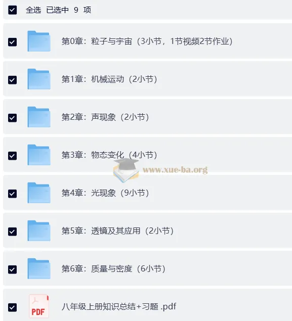 边画边讲的物理课：初中物理八年级上册系统精讲