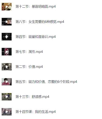 柯李思chris 良叔《魅力原理》男性吸引力系统课程