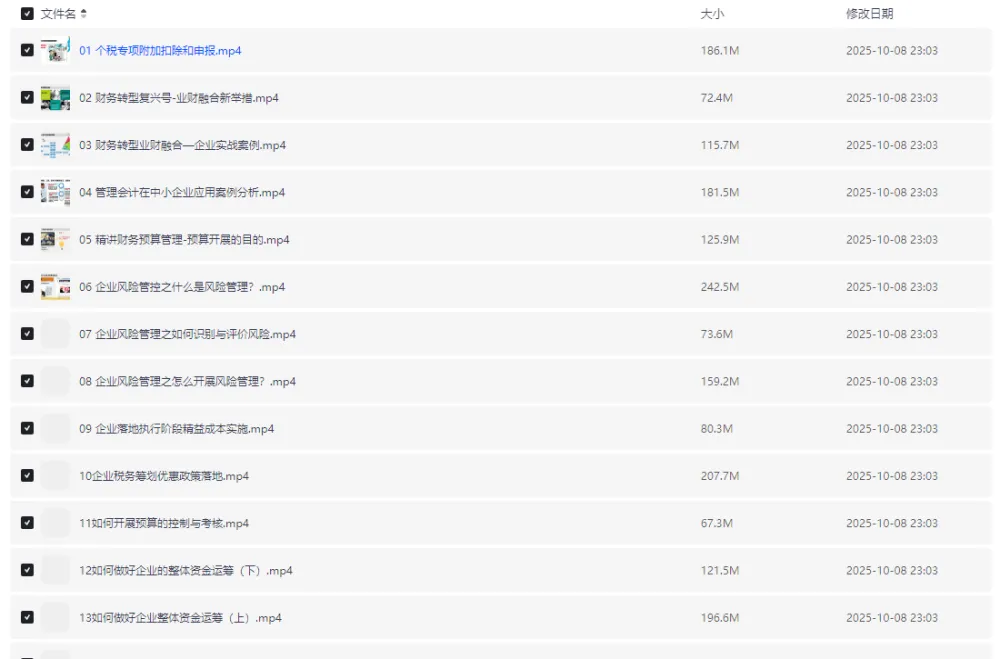 21天企业财务高手实战课程：业财融合与税务筹划全攻略