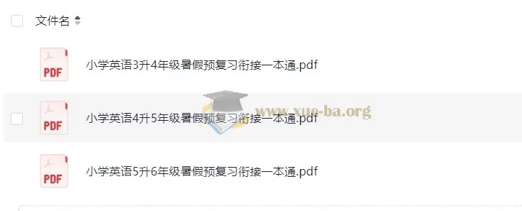 暑假预复习衔接一本通 小学英语 25年（3-6年级适用）