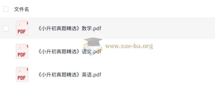 小升初备考必备：语数英真题精选集