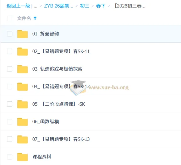 2026初三中考数学 数理思维自主学习·SK 杜艺波