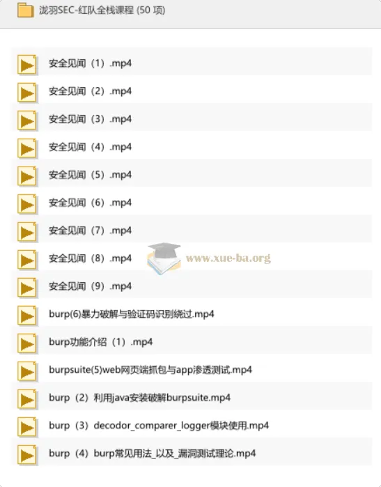 泷羽SEC红队全栈安全攻防实战课程