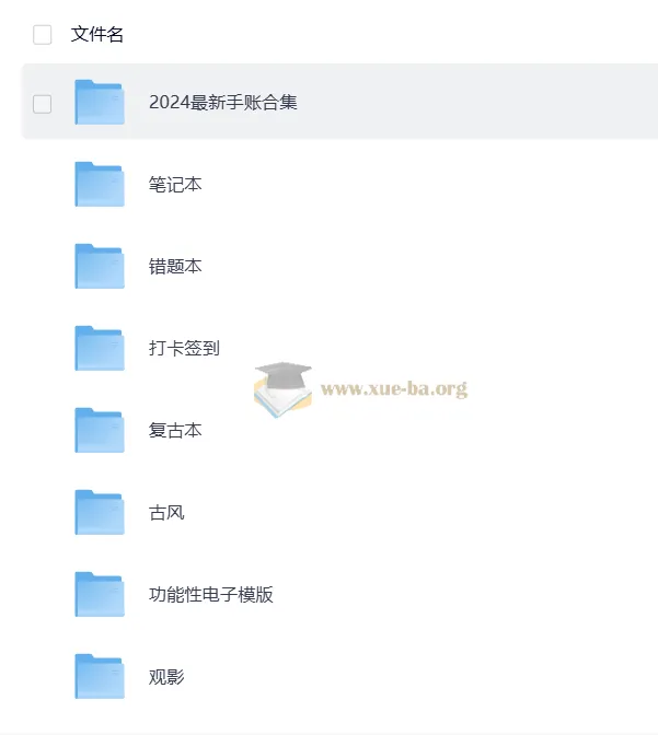 300+套分类电子手账笔记模板合集