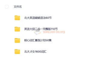 北大英语娘娘语法+核心词汇暴涨计划+英语大招+北大才女16000词汇