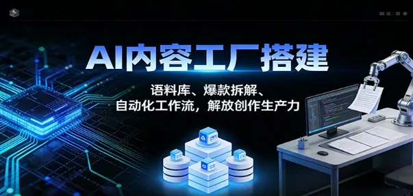AI内容工厂搭建实战:语料库构建、爆款拆解与自动化工作流全攻略