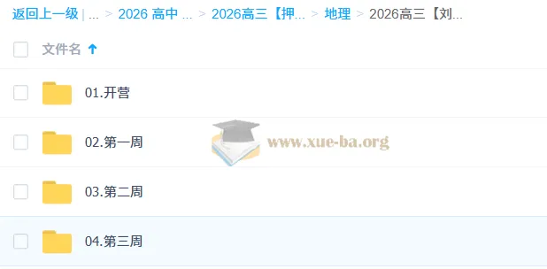2026高考地理冲刺·刘勖雯“梦想典当铺”系统课