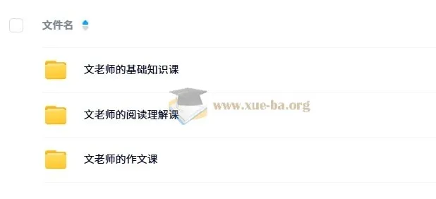 文老师《小学语文课程合集》基础知识+阅读理解+作文 系统提升