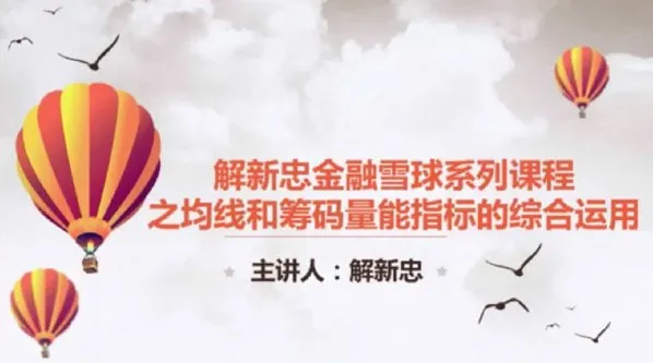 解新忠职业操盘手筹码技术课（9节完整版）