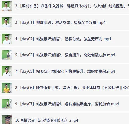 猫叔21天低强度无跑跳高效减脂计划,科学实用的居家训练方案