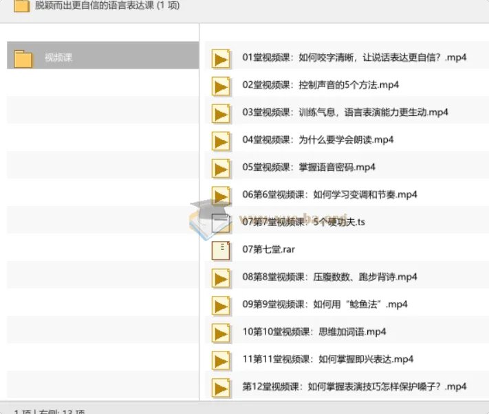 脱颖而出更自信的语言表达课
