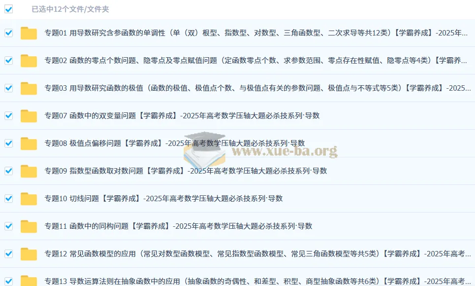2025高考数学压轴大题突破：导数专题精讲与实战训练