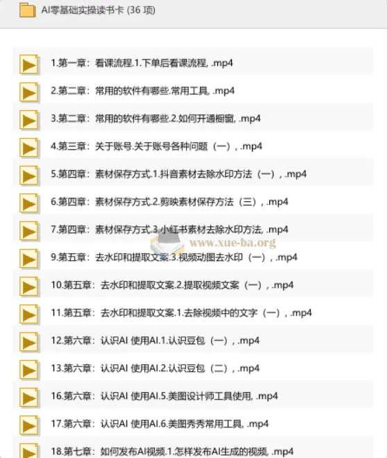 AI零基础实操读书卡:从入门到变现的全流程视频教程