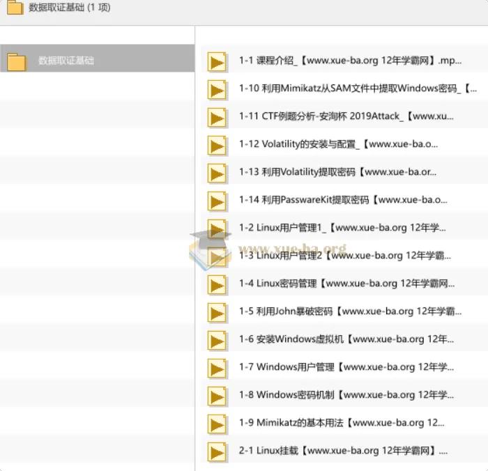 Win/Linux数据取证基础教程