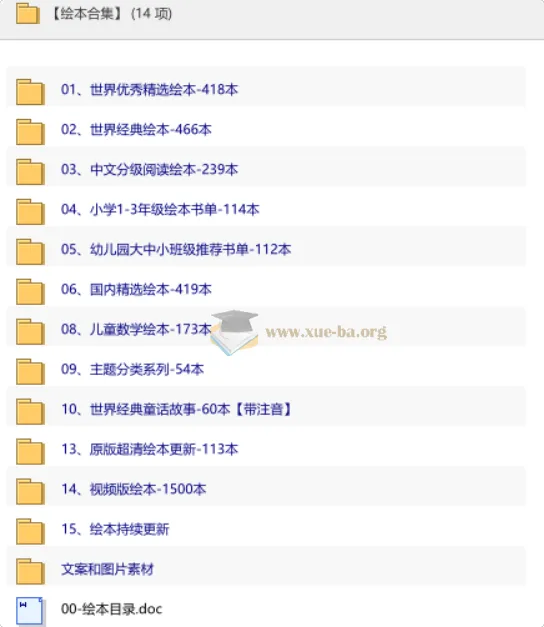 世界经典绘本合集·海量儿童启蒙读物大集结