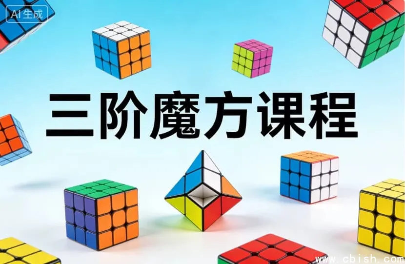 三阶魔方入门课程：零基础到速拧的系统化教学