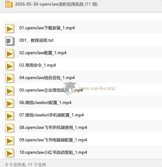 OpenClaw龙虾应用实战教程:从安装到多平台自动化操作全解析