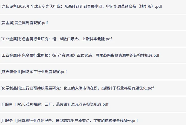 付费研报与大佬观点合集:6月25日更新,精选行业深度分析