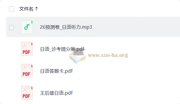 2026王后雄高考预测卷（日语）备考资料