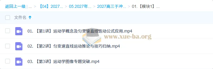 2027高考物理一轮复习 于冲 直线运动专题精讲