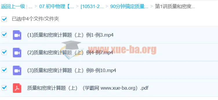 袁媛Circle的物理世界：90分钟攻克质量和密度计算题