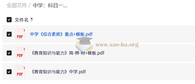 中学教资笔试《综合素质》+《教育知识与能力》重点复习资料包