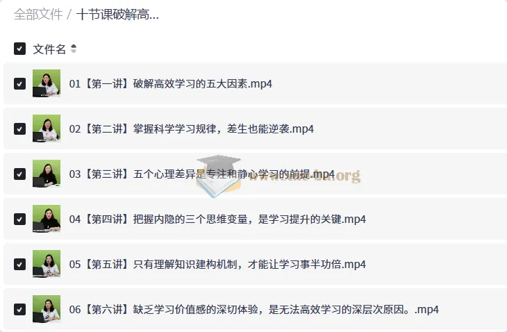 高效学习法十讲:从普通生到尖子生的系统逆袭指南