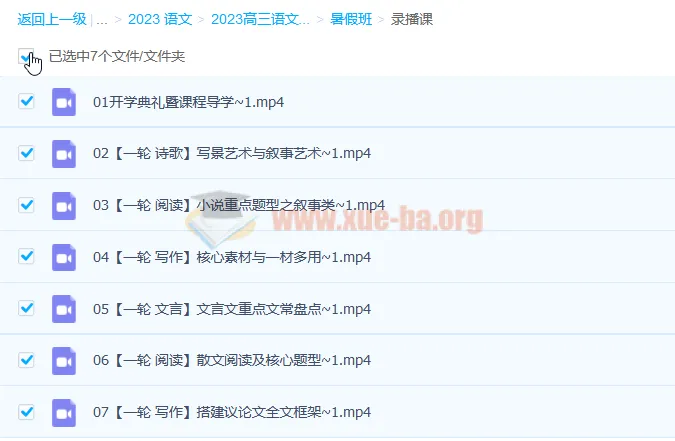 2023高考语文成瑞瑞一轮复习:暑假班录播课+秋季班更新2讲