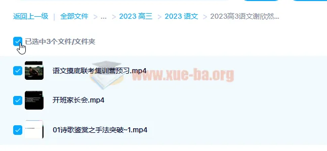 2023高三高考语文谢欣然复读班 暑假班+秋季班课程 含作文素材与答题技巧