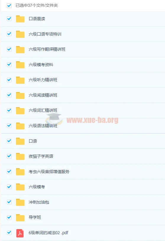 考虫大学英语六级全程班（2019年6月考试）