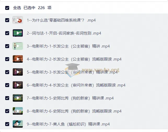 零基础学英语-四维系统课 Sunny全程讲解