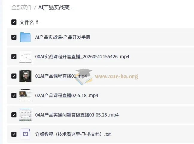 AI产品实战变现课：30天从零做出能赚钱的小产品