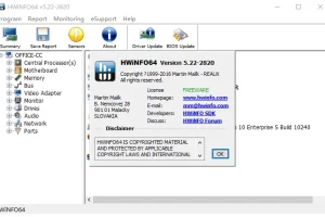 HWiNFO v8.10.5520 绿色便携版：专业硬件信息检测工具