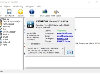 HWiNFO v8.10.5520 绿色便携版：专业硬件信息检测工具