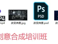 PS酷熊创意合成培训班教程与素材