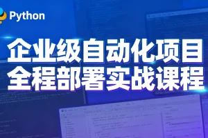 Python特战班：企业级自动化项目实战课程
