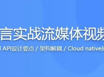Go语言实战流媒体视频网站开发课程：源码课件俱全，助力高效学习