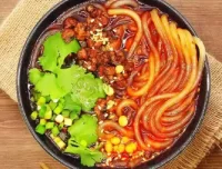 正宗重庆酸辣粉与酸辣面实体配方视频教程