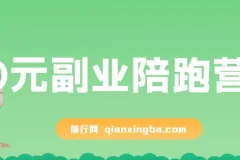 0元副业陪跑营：即梦、醒图、网盘、小说推文免费指导