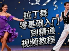 拉丁舞零基础入门到精通视频教程：开启热辣舞蹈之旅