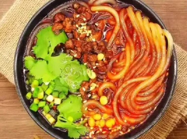 正宗重庆酸辣粉与酸辣面实体配方视频教程