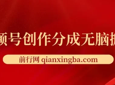 视频号创作分成新赛道：无脑搬运实现100%上热门