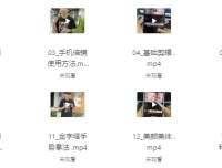 实体行业短视频拍摄剪辑线上课程