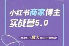 谢无敌小红书商家实战营5.0：系统化运营课程